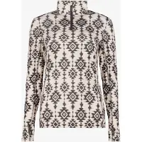 Mountain Peak dames skipully met rits zwart wit maat XXL