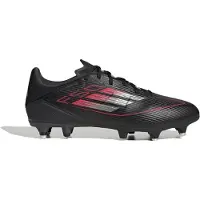 Adidas F50 League IJzeren-Nop Voetbalschoenen (SG) Zwart Rood Zilver