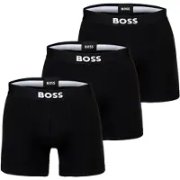 BOSS Boxershorts zwart / wit