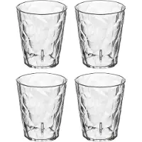 Koziol Club No. 1 drinkglas kunststof 25 cl 4-pack Kristalhelder