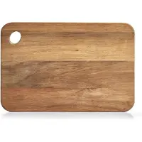 Zeller keuken snijplank - acacia hout - 25 x 37 cm - Serveerplank - Snijplanken
