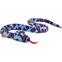 Teddy HERMANN® HERMANN teddy slang paars-blauw gedessineerd, 175 cm