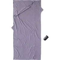 Cocoon Travel Sheet XL Insect Shield 100% Egyptian Cotton Lakenzak Elephant Grey