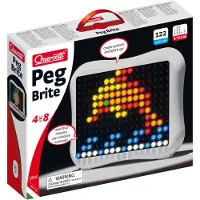 Quercetti Peg Brite Mozaïek Led Junior 122-delig