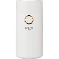 Adler Koffiemolen AD 4446wg Wit - 150W
