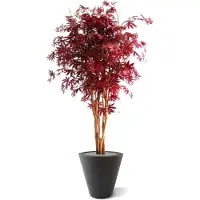 Maxifleur Kunstplanten Acer kunstboom 160cm - burgundy