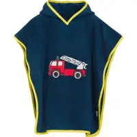 Playshoes Terry Poncho Brandweer Marine | Maat: S
