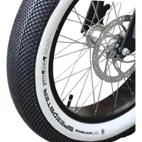Diverse Buitenband white wall 20x4.00 | fatbike street