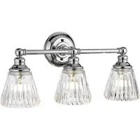 Quintiesse LED Badkamerarmatuur Keynes | 3W 3000K 300Lm 830 | IP44 | Dimbaar | Polished Chrome