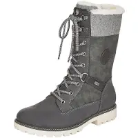 Remonte dames winter veterboot grijs