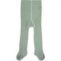 Kipkep Blijf-Maillot Stay-on-Tights Pale Green Groen Jongens/Meisjes Katoen - maat 6-12 mnd