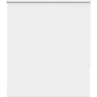 vidaXL Rolgordijn verduisterend 125x130 cm stofbreedte 121,6 cm wit