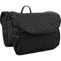 Beck Quilt - Dubbele fietstas - Zwart