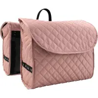 Beck Quilt - Dubbele fietstas - Roze (incl MIK adapter)