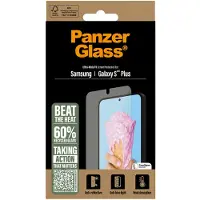 PanzerGlass All-in-One Ultra-Wide Fit Anti-Bacterial Screenprotector voor de Samsung Galaxy S25 Plus