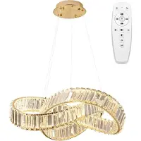 Toolight App1538-Cp Hanglamp Goud 58X58X45Cm