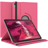 Ntech Hoes Geschikt voor iPad Air 11 inch (2024) M2 Hoes Roze, iPad Air 6th / 5th / 4th Generation Hoes (2024/2022/2020) - 360° draaibare Bookcase