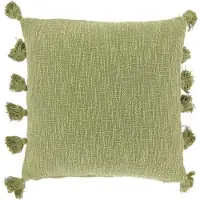 Unique living sierkussen jonne tea green -45x45cm