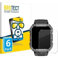 BROTECT Screenprotector 6 Stuks voor Blackview W60 2.01" Beschermglas transparant