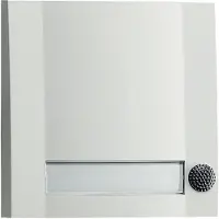 Grothe GRO AP contactplaat 51103 Domolux WS/SW, enkelvoudig, wit/zwart