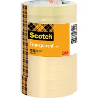 3M Scotch 550 transparante plakband 15 mm x 66 m (10 rollen)