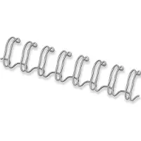 Fellowes Draadrug 8mm 34-rings A4 zilver 100 stuks