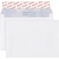 Elco Office Enveloppen Zonder Venster C6 162 (B) x 114 (H) mm Kleefstrip Wit 80 g/m² 200 Stuks