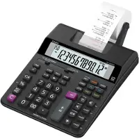Casio HR 200 RCE Bureaurekenmachine met printer Zwart Aantal displayposities: 12 werkt op batterijen, werkt op het lichtnet (optioneel) (b x h x d) 195 x 65 x