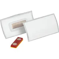 Durable 825919 Naamplaatje CLICK FOLD (b x h) 75 mm x 40 mm magneet 10 stuk(s)