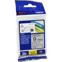 Brother Tape TZe-M921 Zwart op metallic