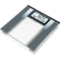 Sanitas SBG 21 764.35 Analyse-personenweegschaal Digitaal Weegbereik (max.): 180 kg Grijs, Glas
