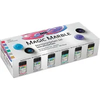 Creativ Company Kreul Marmerverf Magic Marble Set metallic kleuren