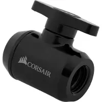 Corsair Hydro X-serie XF Adapter Afsluitkogelkraan, Waterkoelingsonderdelen Accessoires, Zwart