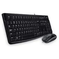 Logitech Desktop MK120 toetsenbord Inclusief muis USB Bulgaars Zwart