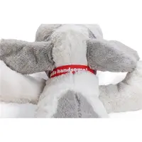 Beeztees XL-Knuffel Ties - Hondenspeelgoed - Pluche - Wit - 48x46x11 cm