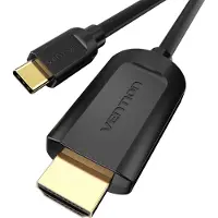 Vention USB C naar HDMI kabel - 4K Thunderbolt HDMI Adapter - 1.5 meter - zwart