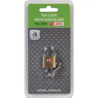 Worldpack bagageslot TSA Luggage Lock goud/zilver 4 cm