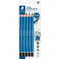 Staedtler Grafietpotlood Mars Lumograph Jumbo 5-set