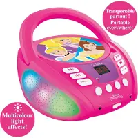 Disney Princess RCD109DP-00 Draagbare cd-speler Roze