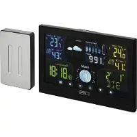 Emos Weerstation + 1 sensor, Weerstation, Zwart