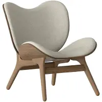 UMAGE A Conversation Piece Loungestoel Laag Dark Oak | White Sands