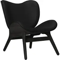 UMAGE A Conversation Piece Loungestoel Laag Black Oak | Black