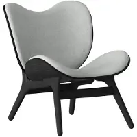 UMAGE A Conversation Piece Loungestoel Laag Black Oak | Sterling