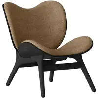 UMAGE A Conversation Piece Loungestoel Laag Black Oak | Sugar Brown