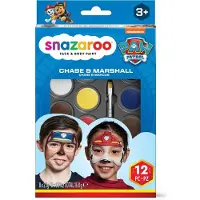 Snazaroo Schmink - 8 Kleuren - Paw Patrol Chase & Marshall - - OneSize - Schminck