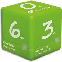 TFA-Dostmann Tee-Timer Cube Timer Groen Digitaal
