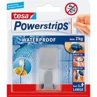 TESA Powerstrips Rvs Waterproof Haak L