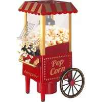 Beper BT.651Y - Popcorn Machine - Kar Design - Popcorn Maker - Popcorn Popper - Home Popcorn Machine - Commercial Popcorn Machine - Rood