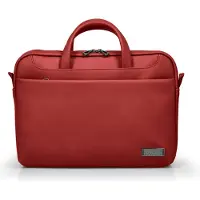 Port Designs Zurich TopLoading Laptoptas - Handgreep/Schouderriem - 14/15.6 inch Laptopvak - Rood
