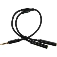 Cordial 0,3 M REAN JACKPLUG 6,3 MM/2X JACKPLUG 6,3 MM BUS